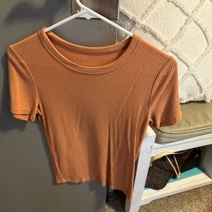 Orange short sleeve top
